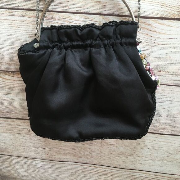 VINTAGE NOVELTY BEADED CHARM BAG WITH CHAIN STRAP‎ - Picture 3 of 7